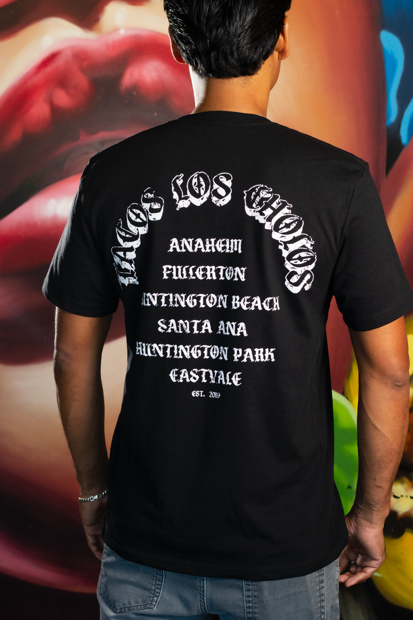 Tacos Los Cholos Old English T-Shirt